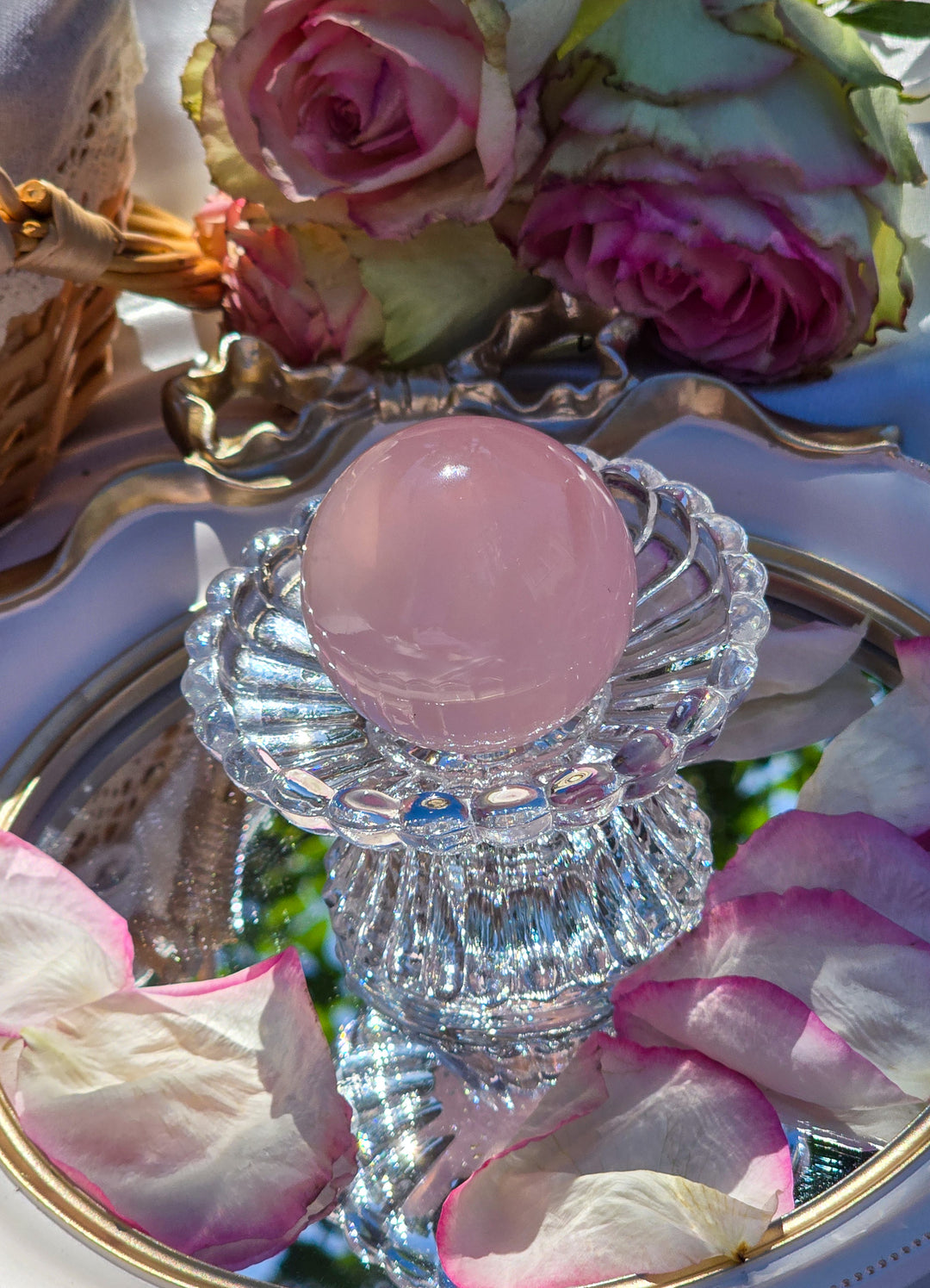 Rose Quartz Sphere A