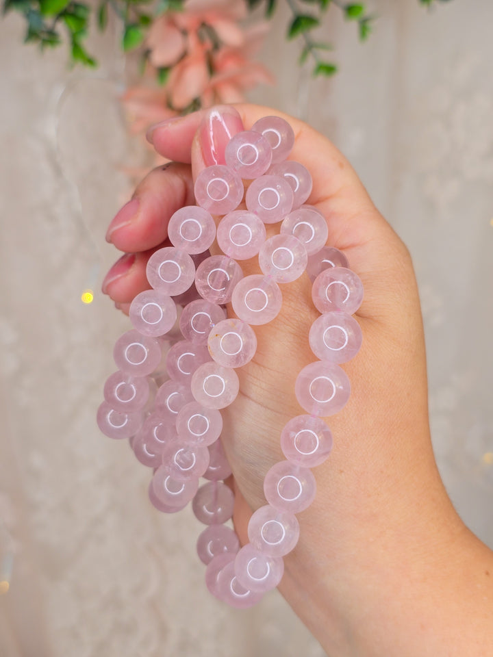 Juicy Rose Quartz Bracelets