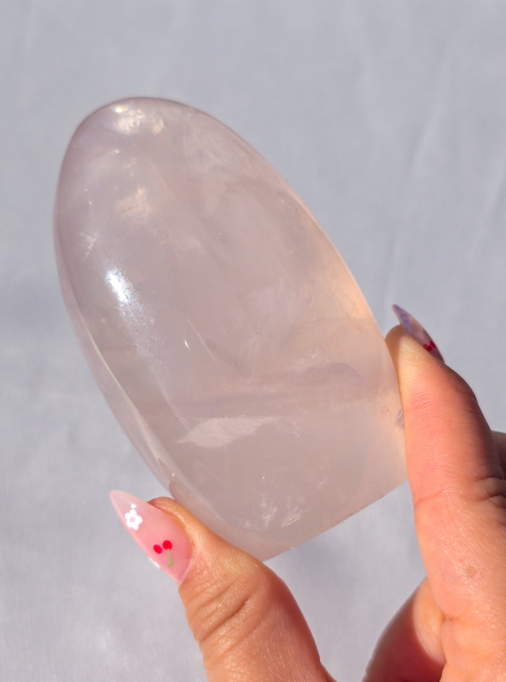 Girasol Rose Quartz Freeform C