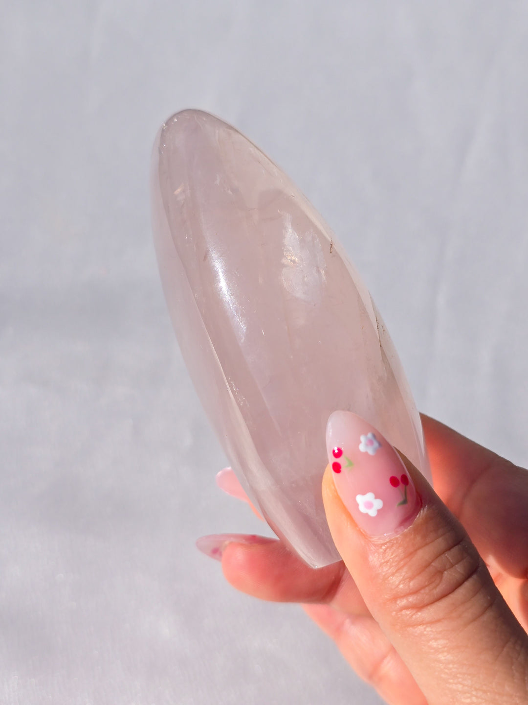 Girasol Rose Quartz Freeform C