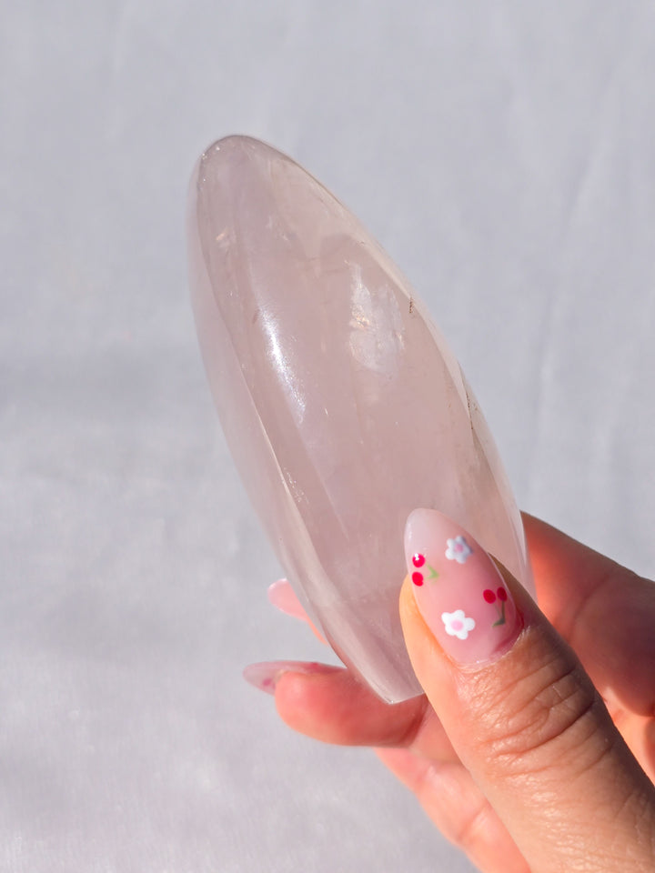Girasol Rose Quartz Freeform C