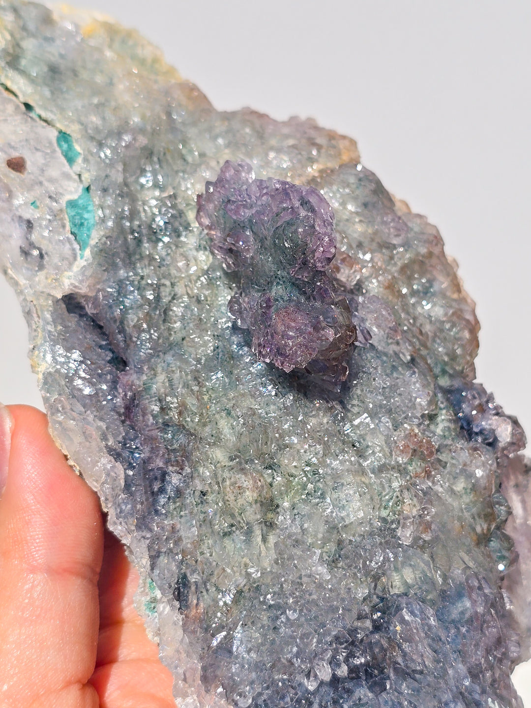 Zeolite Rainbow Amethyst Flower B