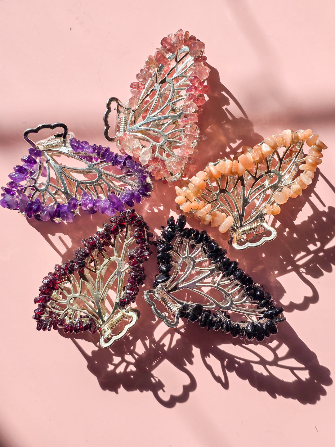 Crystal Butterfly Hair Claw