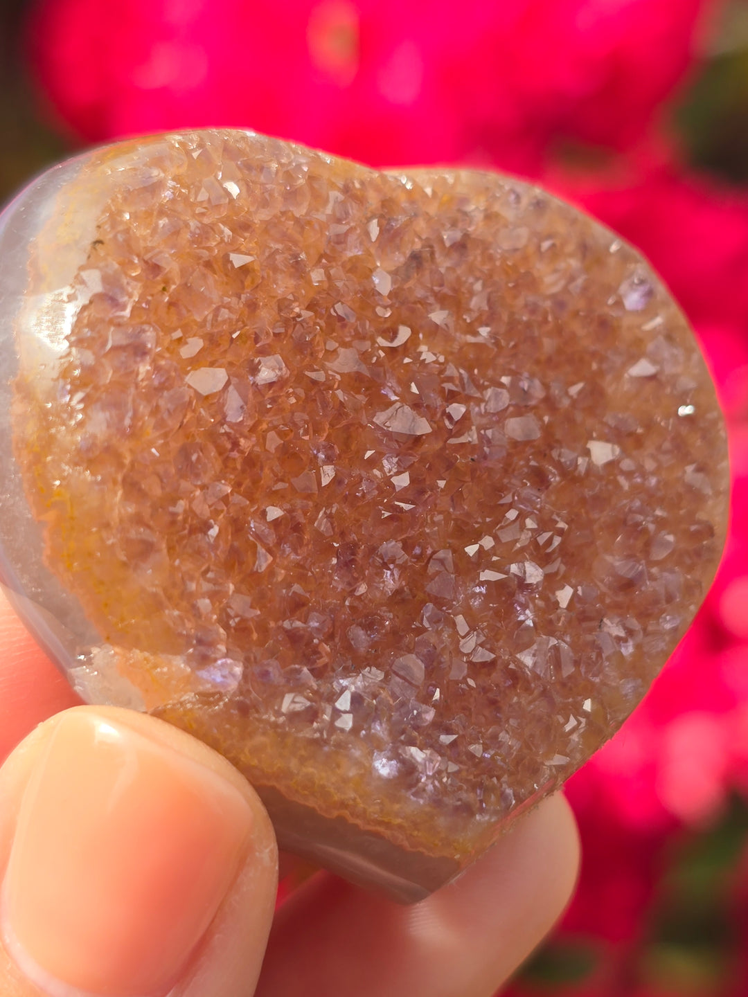 You Pick, Druzy Amethyst Heart