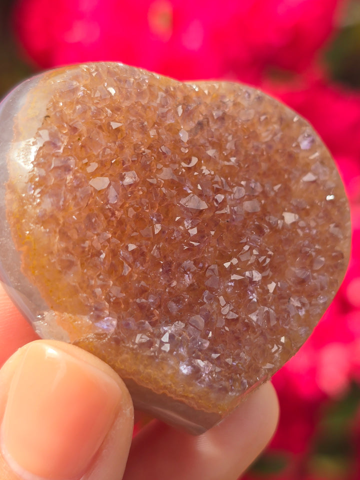 You Pick, Druzy Amethyst Heart