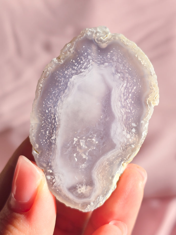 Lavender Starry Night Agate (f)