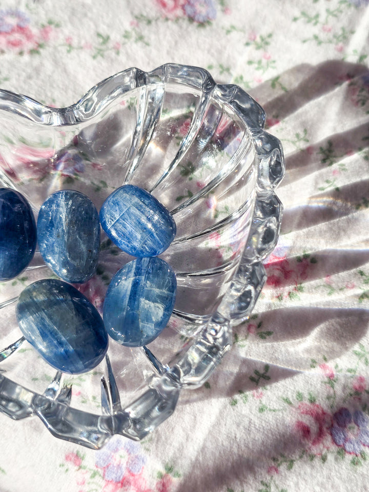 HQ Blue Kyanite Flat Stone