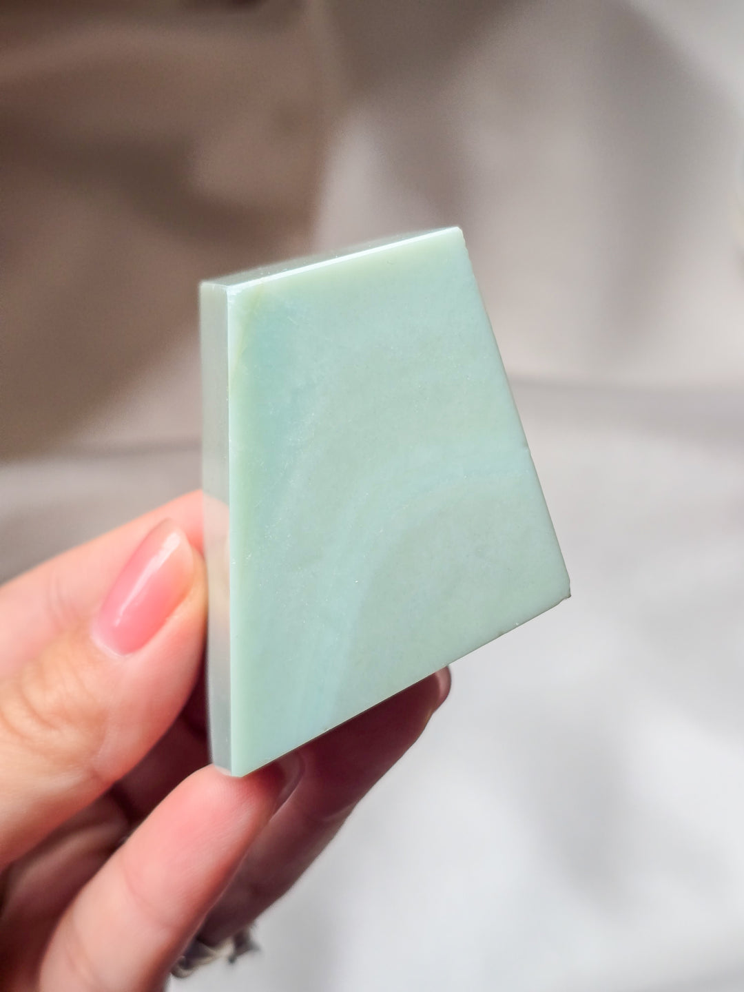 Milky Green Flower Agate Gushers