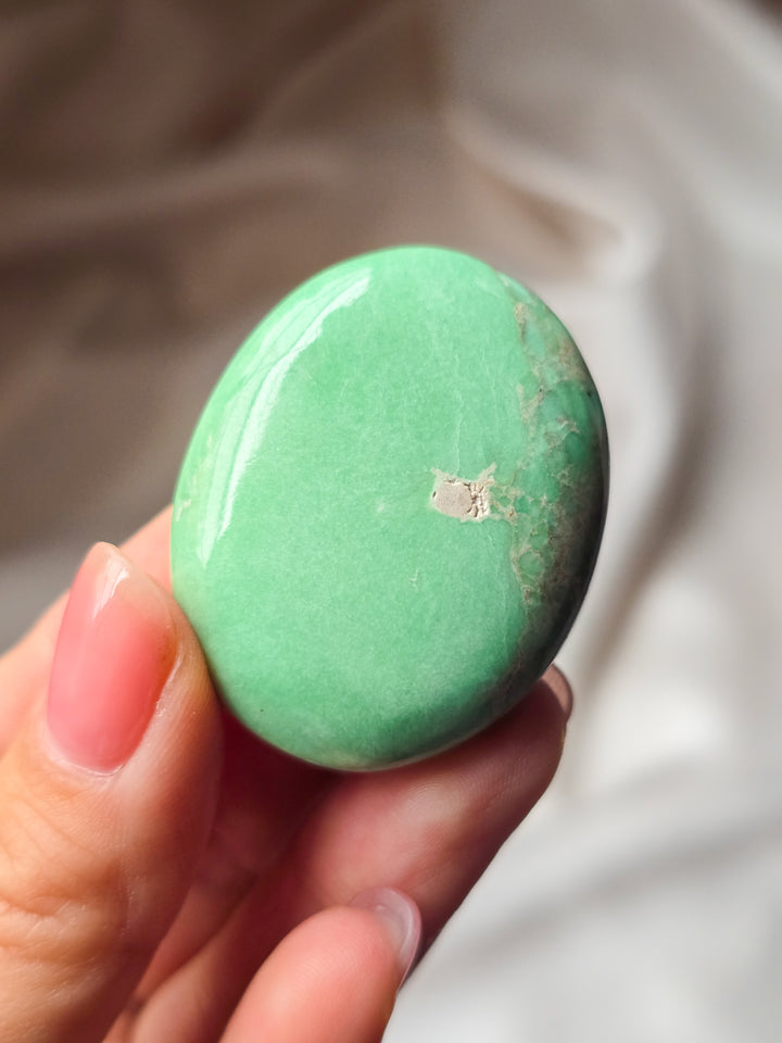 HQ Variscite Palm Stone C