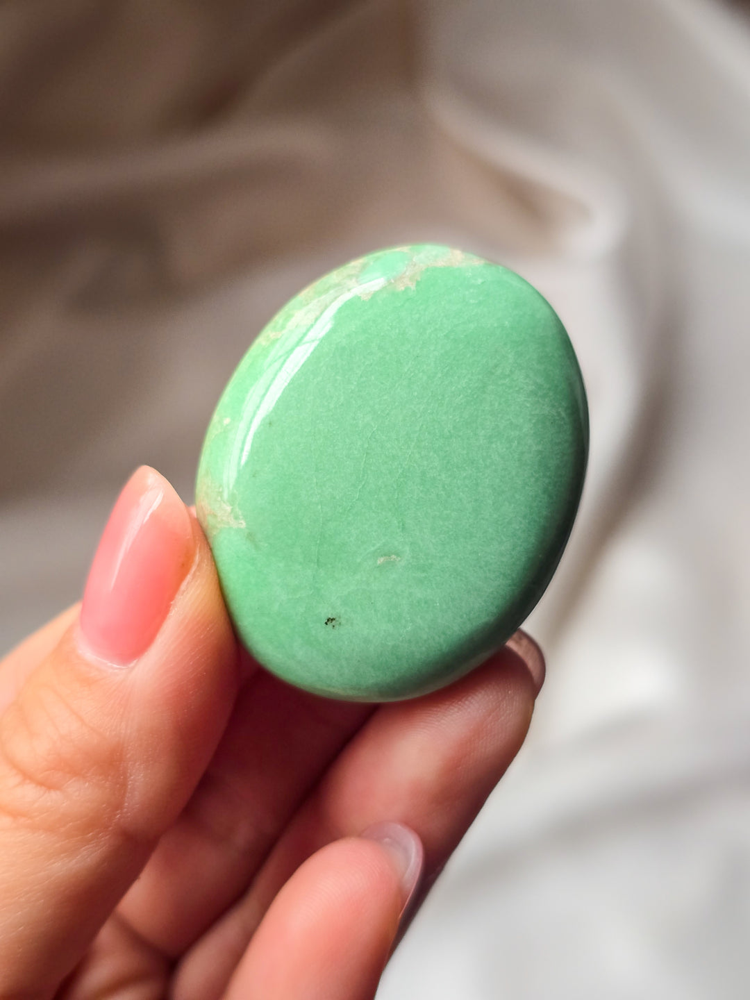 HQ Variscite Palm Stone C