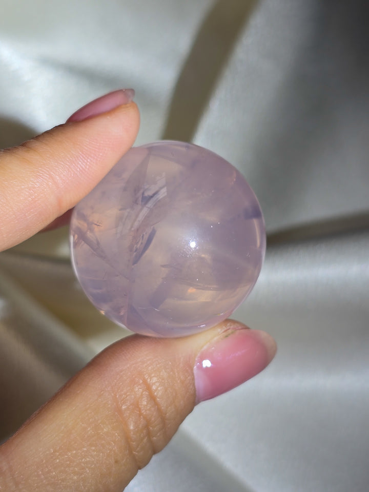 Mozambique Small Star Rose Quartz Spheres