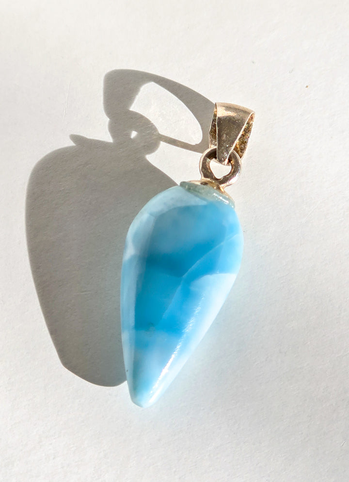 Larimar Sea Tear Pendant