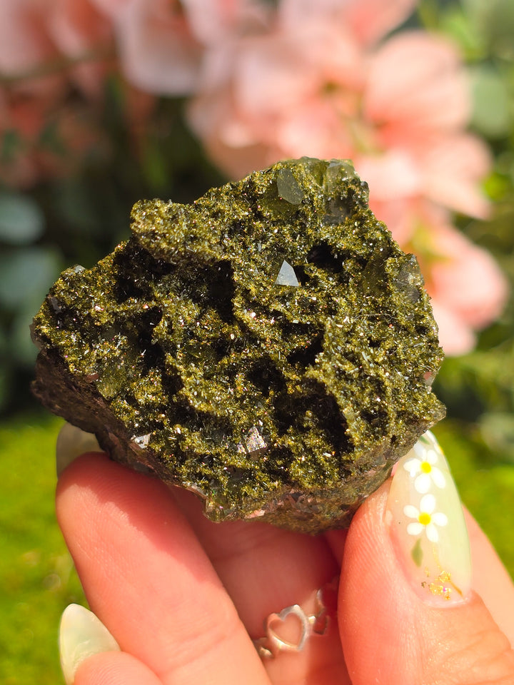 Fairy Forest Epidote with Quartz