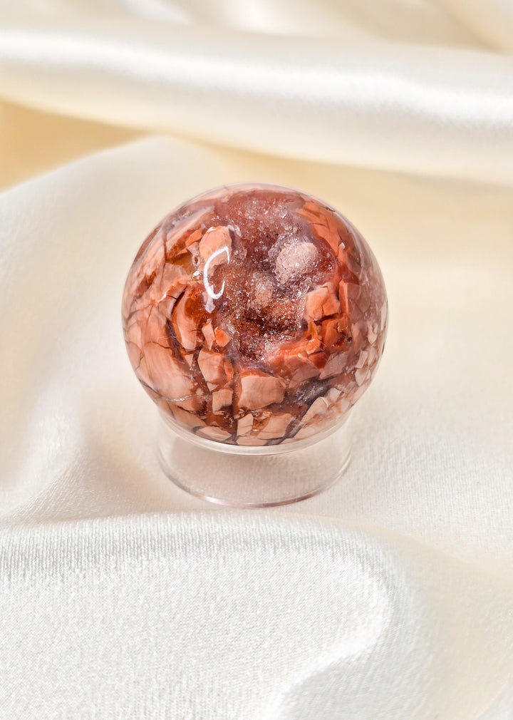 Cotton Candy Agate Sphere A