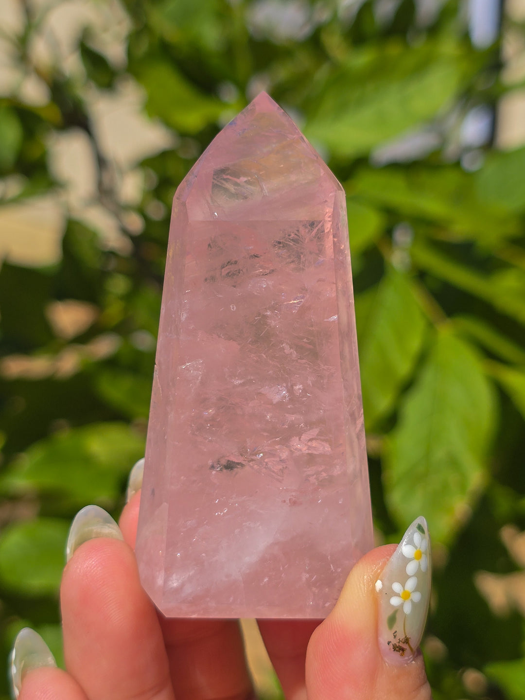 HQ Brazillian Rose Quartz Tower T19