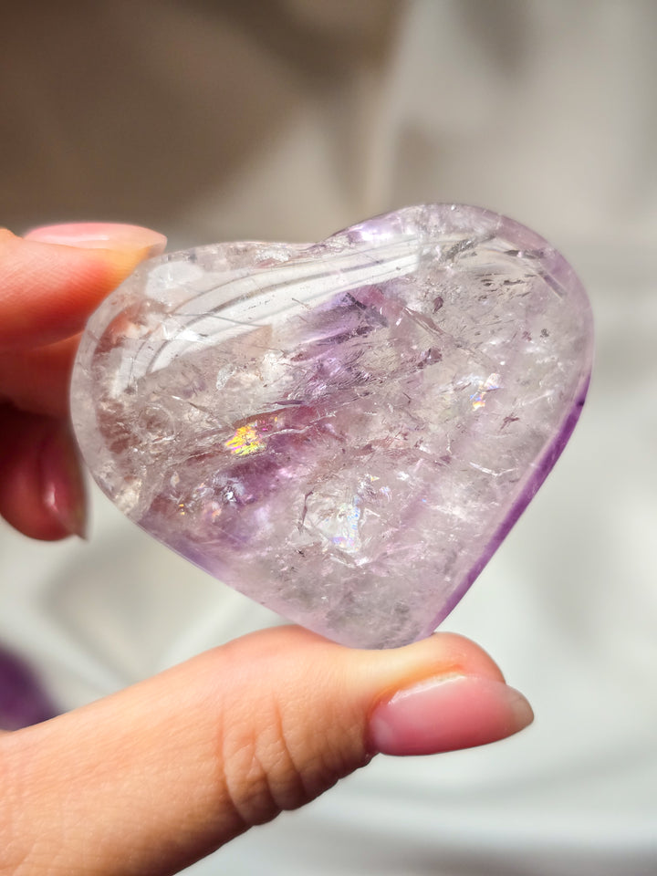 Brazillian Phantom Quartz Imperfect Hearts