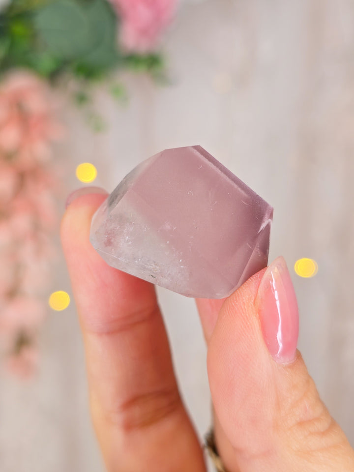 Pink Lemurian Quartz Towers