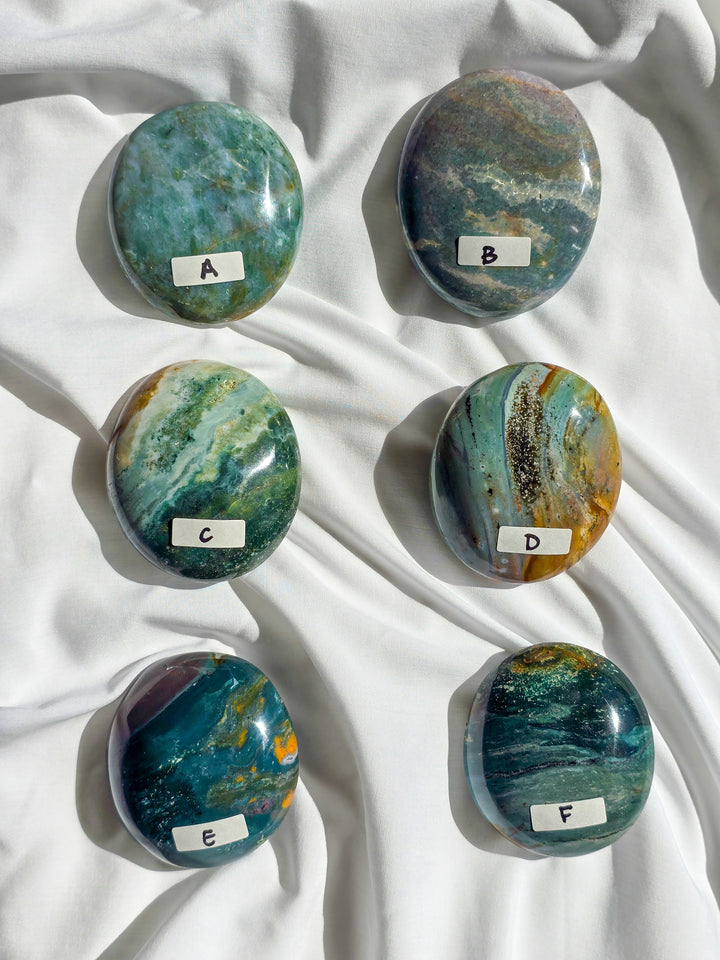 Sea Jasper Palm Stone "The Swamp"