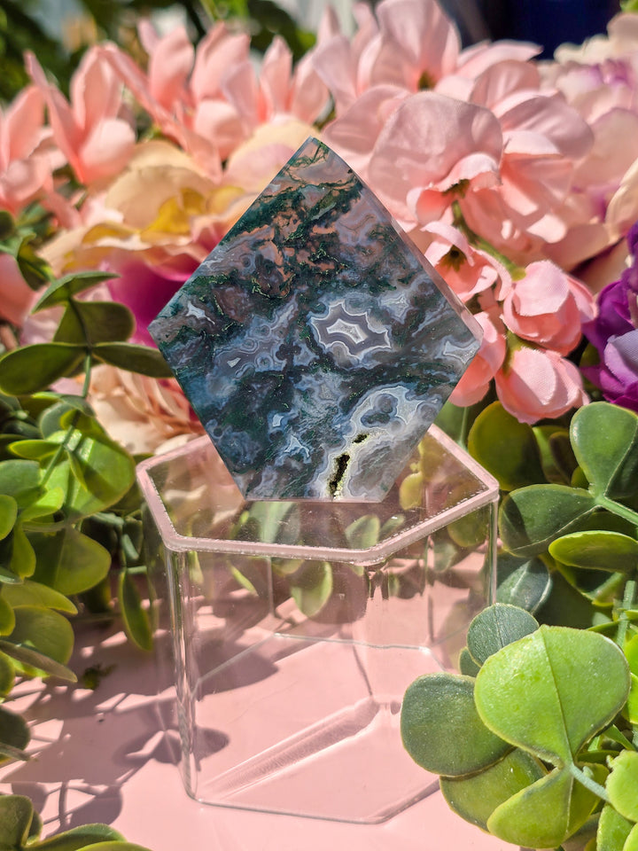 Moss Agate Diamond