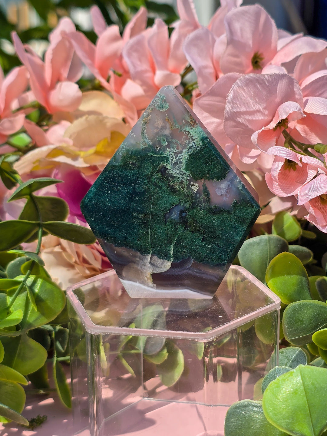 Moss Agate Diamond