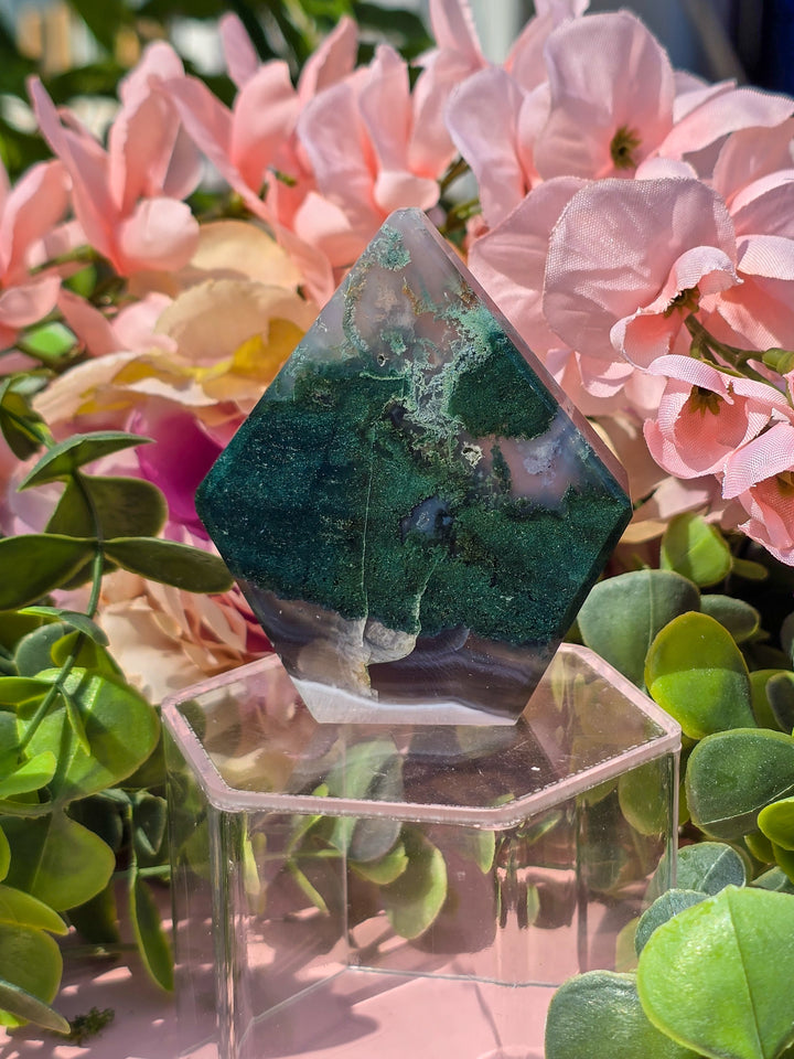 Moss Agate Diamond