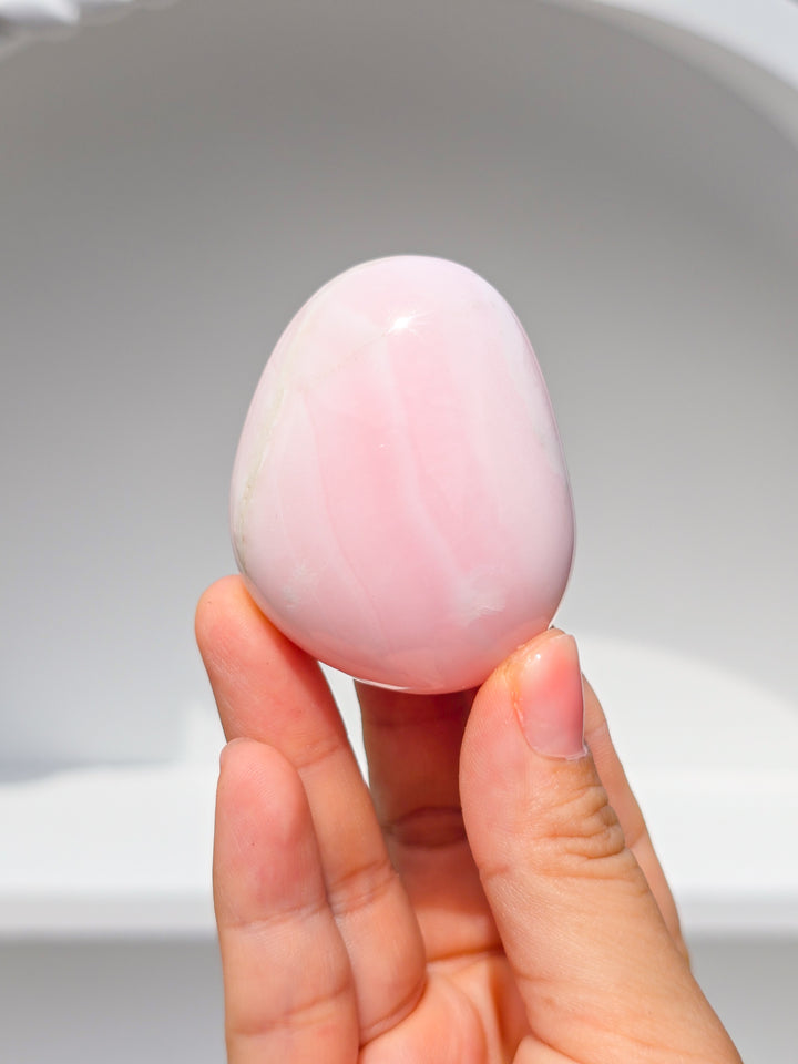 Peruvian Pink Mangano Calcite Tumbles *UV reactive
