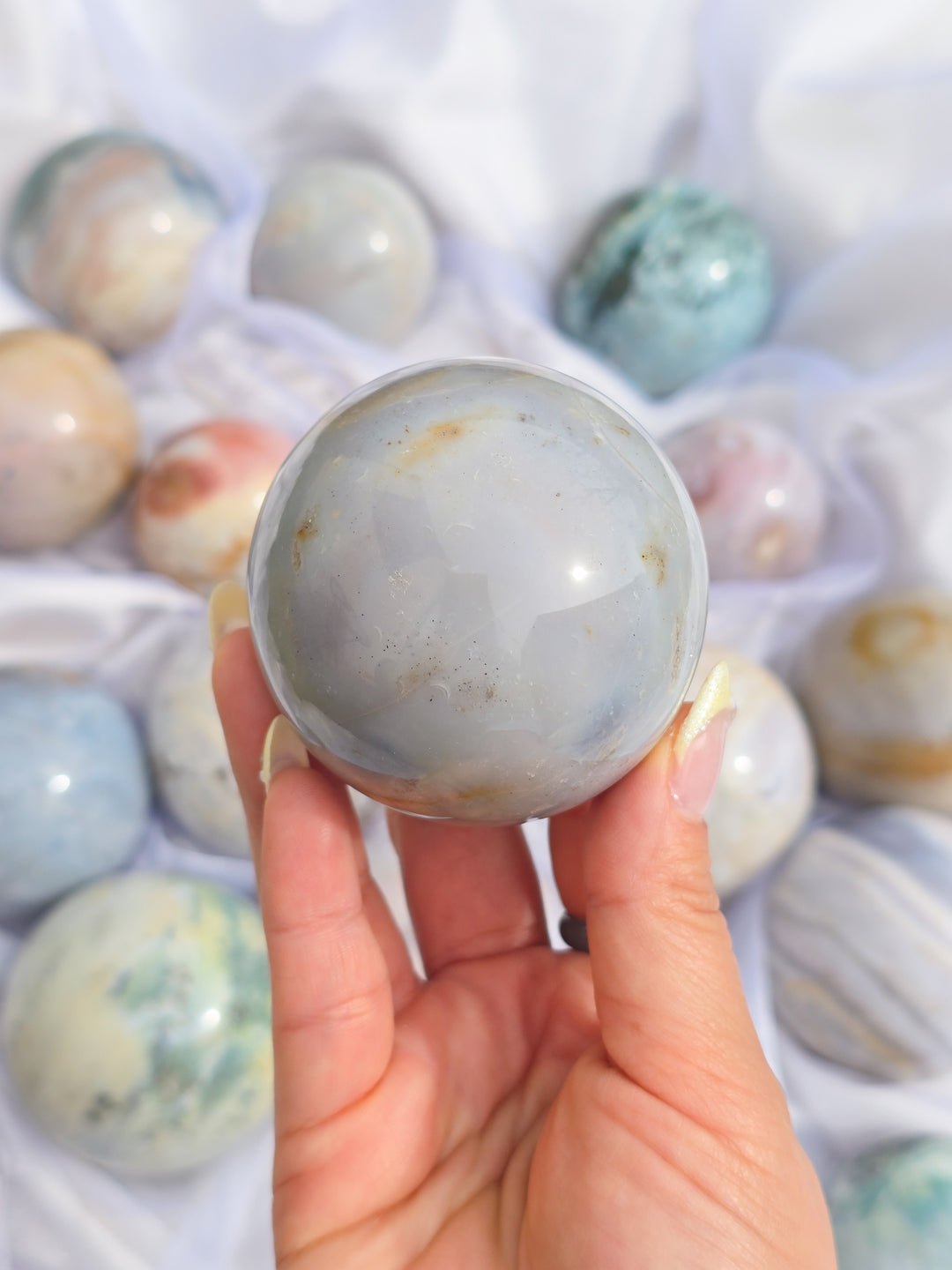 Sea Jasper Sphere Q