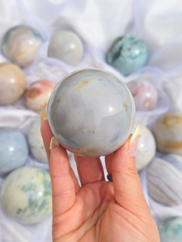 Sea Jasper Sphere Q