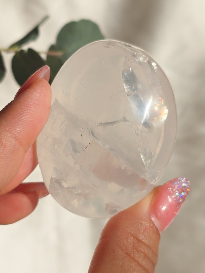 Girasol Moon Quartz Palmstone