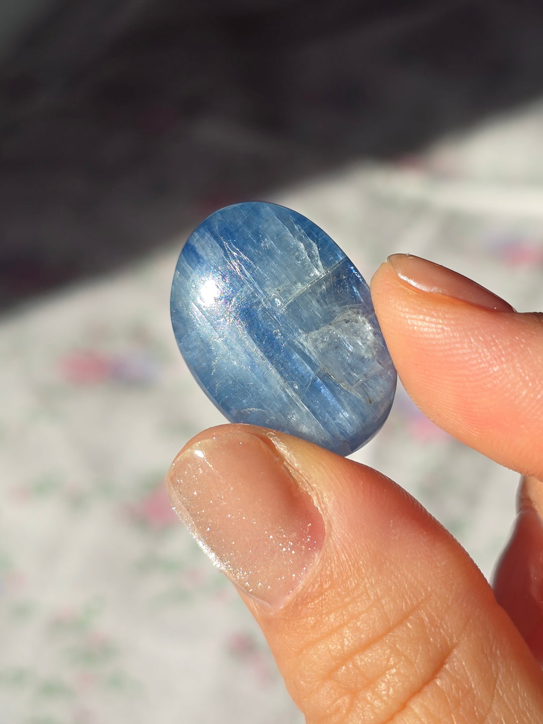 HQ Blue Kyanite Flat Stone