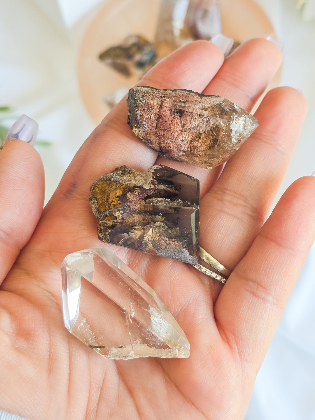 Intuitive Inclusion Quartz Free Form