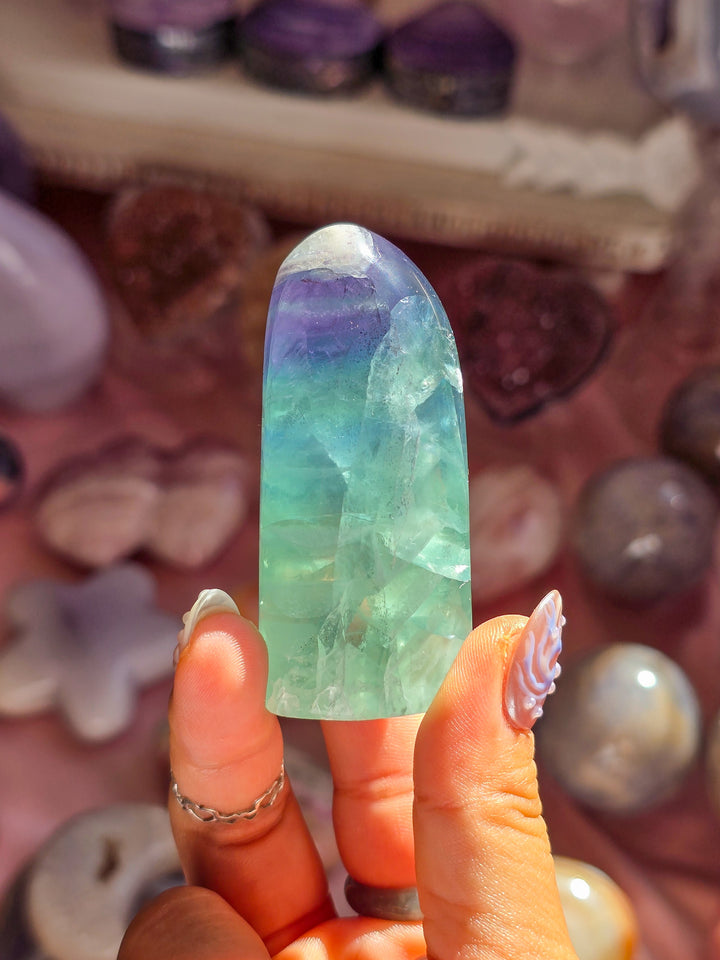 Small Rainbow Fluorite Freeform 03