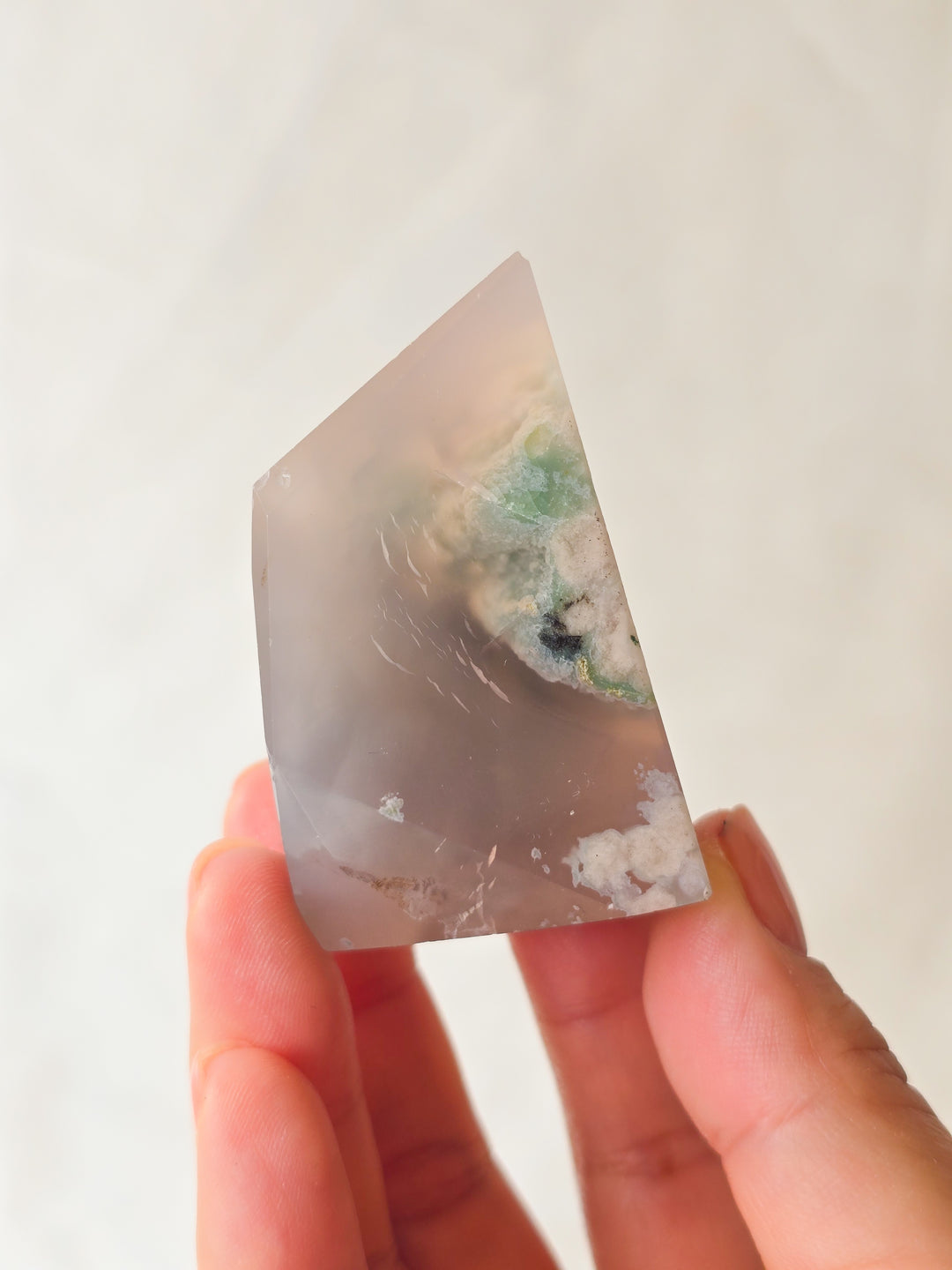 You Pick, Green Flower Agate Freeform