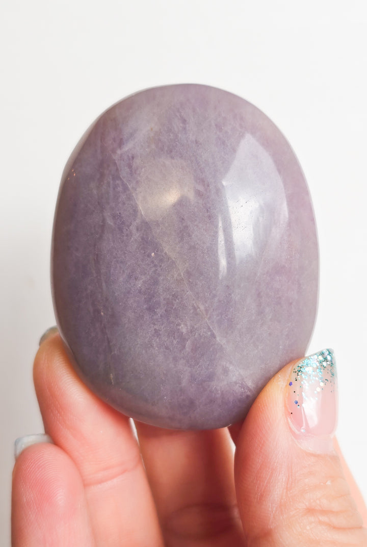 Lavender Rose Quartz Palmstone