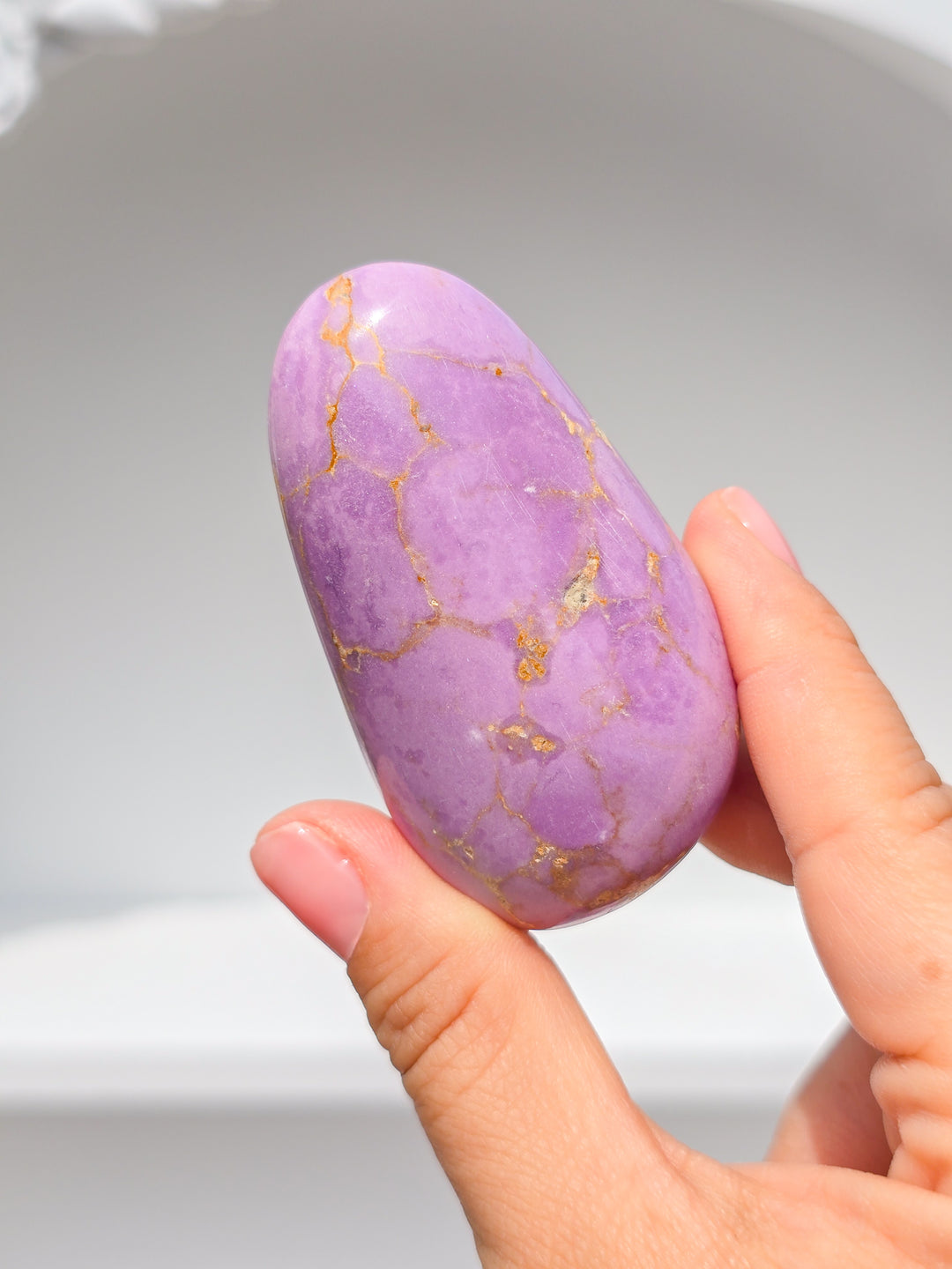 Sparkly Peruvian Phosphosiderite Tumbles