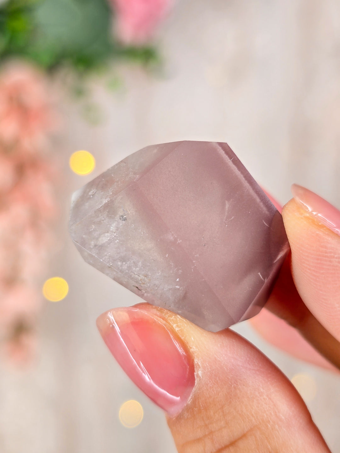 Pink Lemurian Quartz Towers