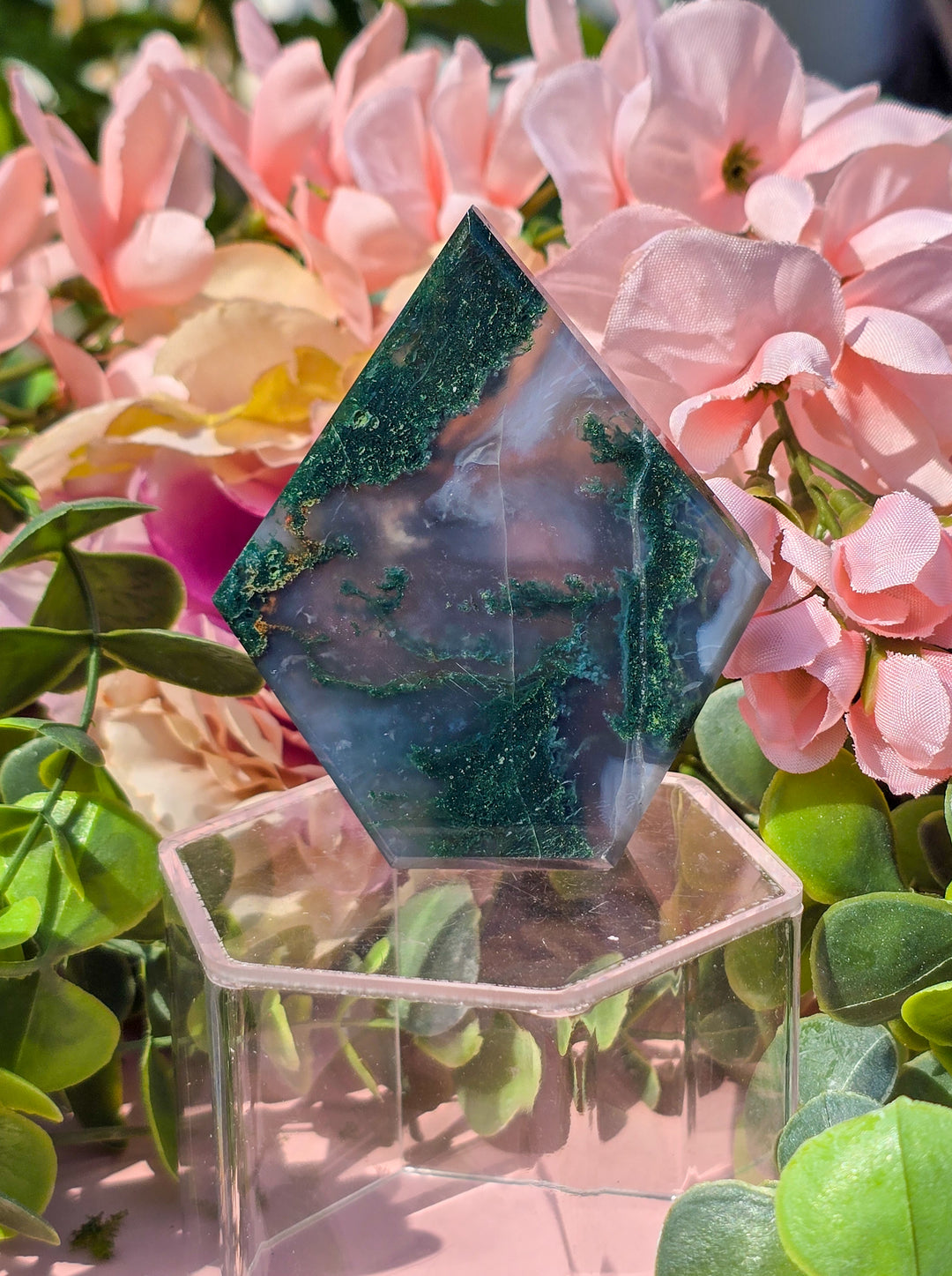 Moss Agate Diamond