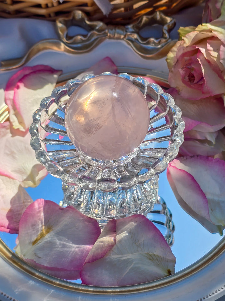 Rose Quartz Sphere E