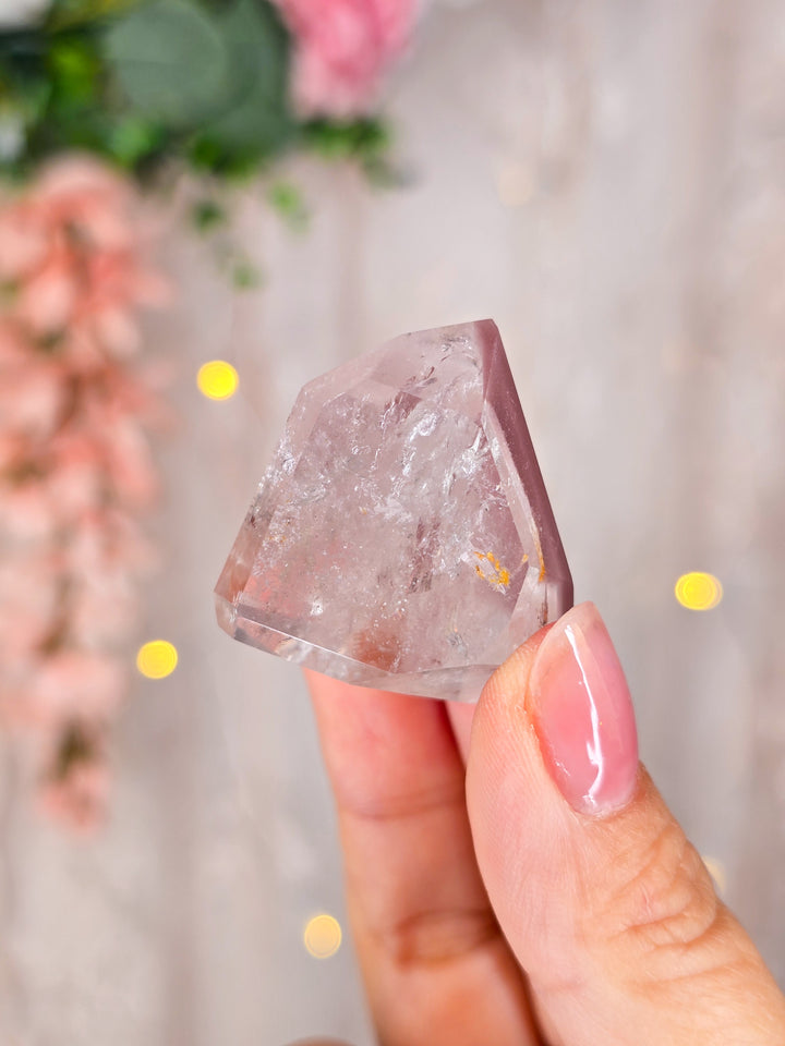 Pink Lemurian Quartz Towers