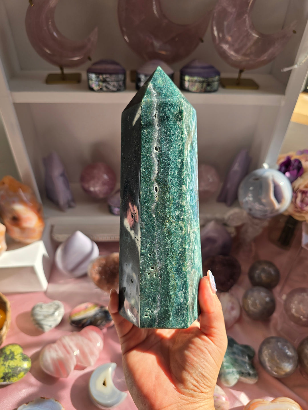 Nebula Blue Sea Jasper Tower 01