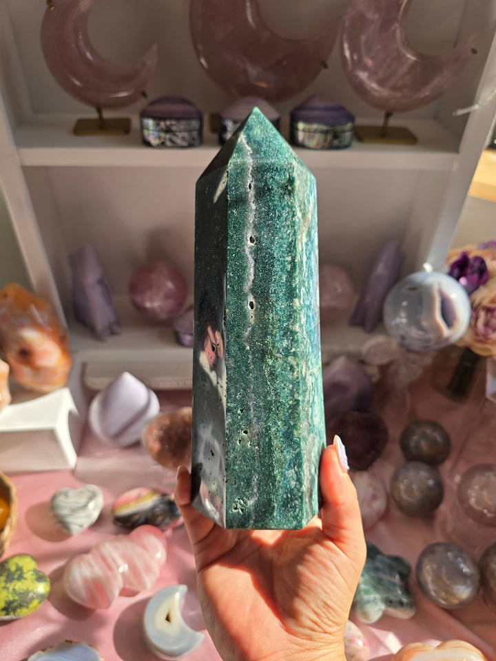 Nebula Blue Sea Jasper Tower 01