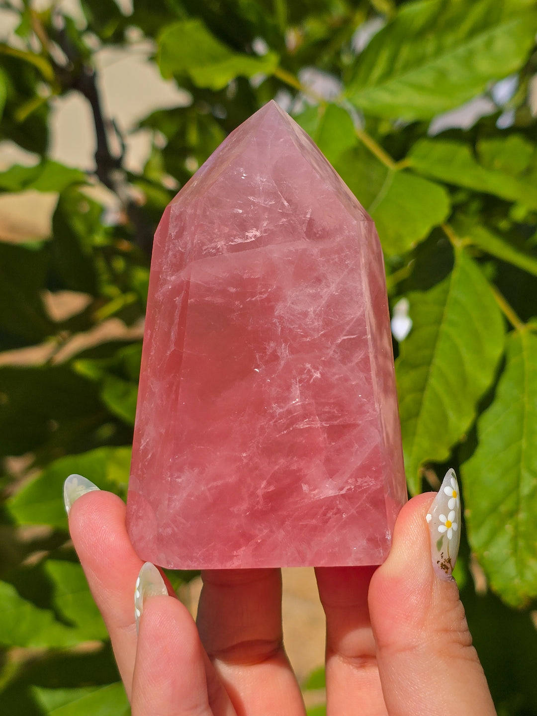 HQ Brazillian Rose Quartz Tower T10