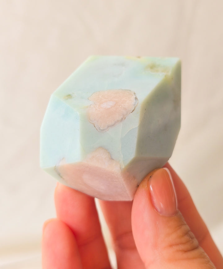 You Pick, Green Flower Agate Freeform