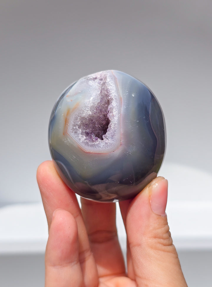 Orca Agate Palmstones &amp; Hearts
