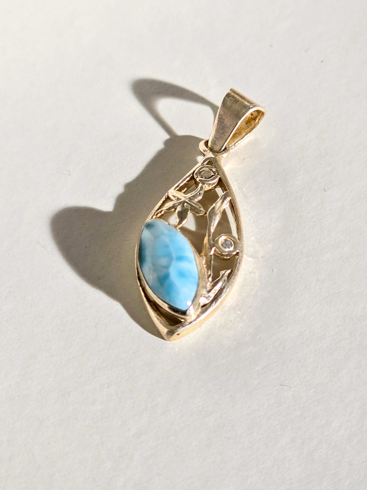 Under The Sea Larimar Pendant