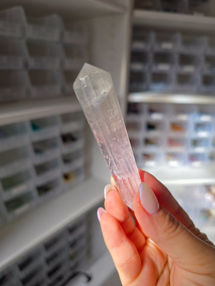 Bi-Colored Prasiolite DT from Brazil