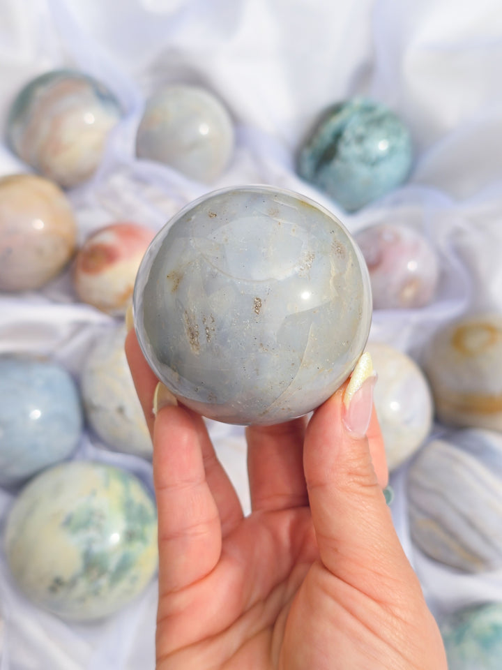 Sea Jasper Sphere Q