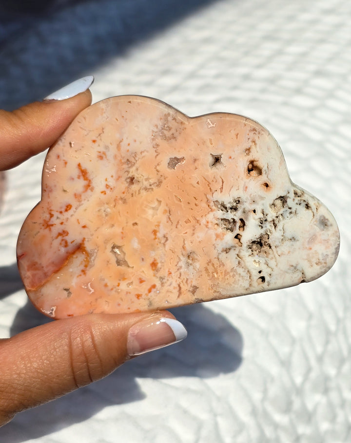 Pink Carnelian Clouds