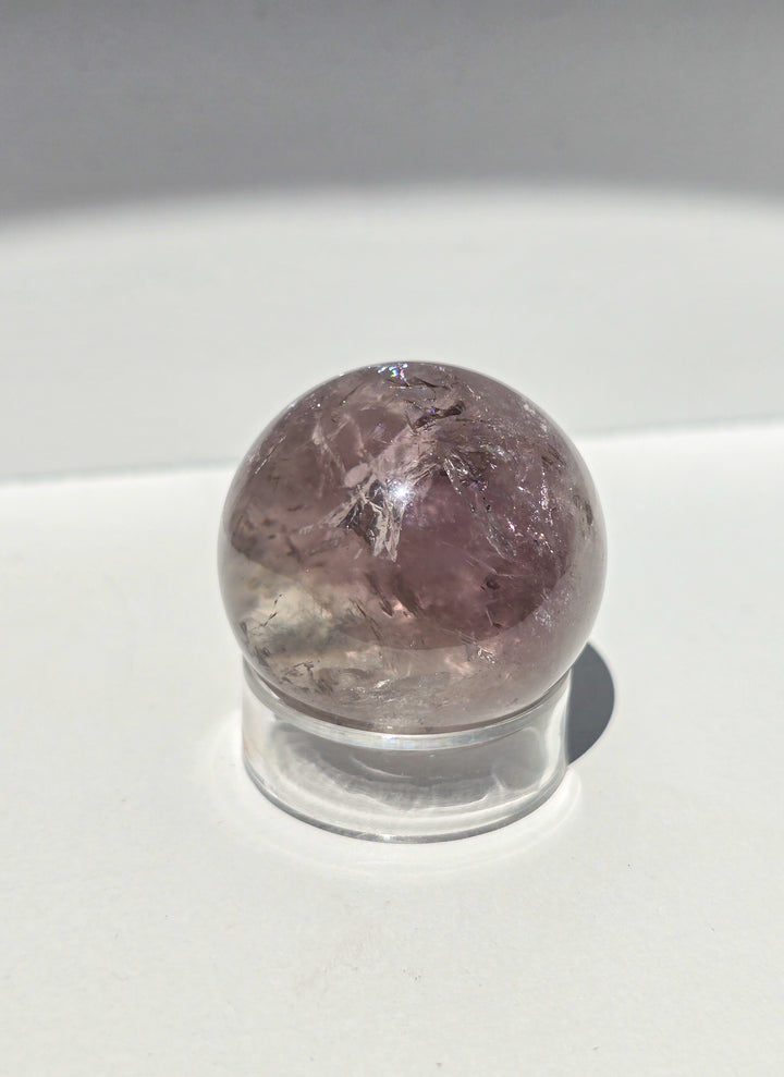 Bi-colored Brazillian Amethyst Sphere d