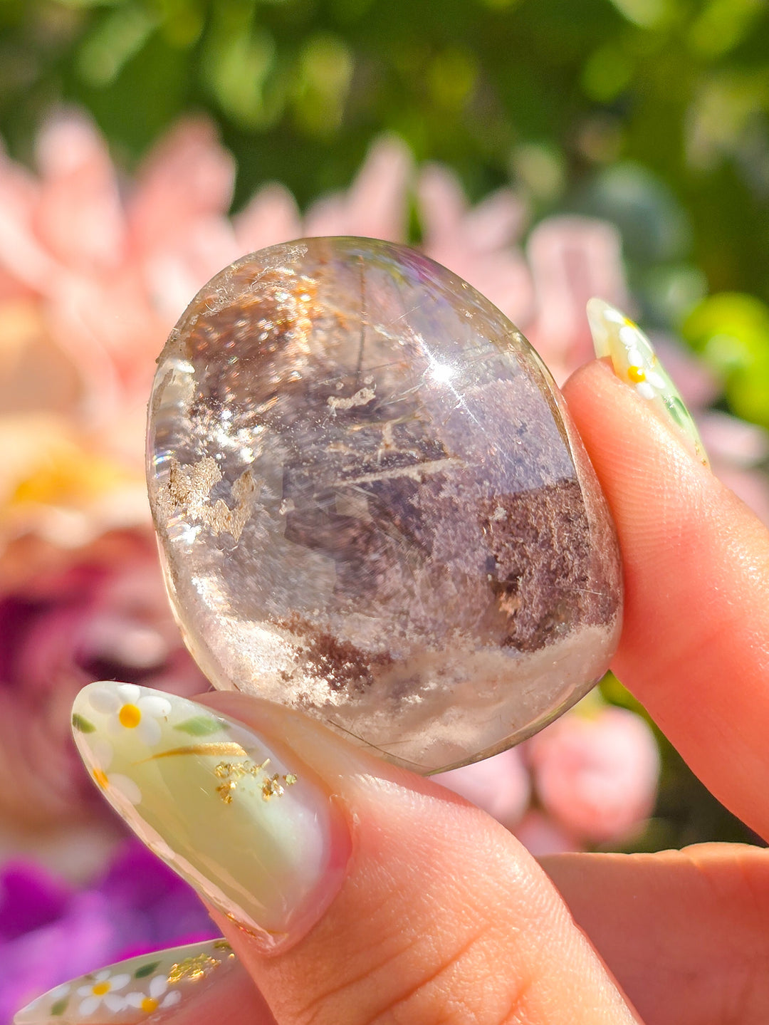 Garden Quartz Lens With Rutile H